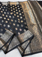 Black Soft Silk Premium Banarasi Saree