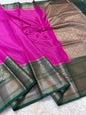 Rani  Dupion Silk Banarasi Saree