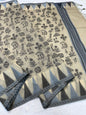 Supernet Designer Embroidery Premium Banarasi Saree