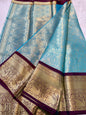 Blue Kanchi Silk Premium Banarasi Saree