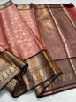 Pink Kanchi Silk Premium Banarasi Saree