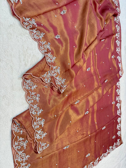 Tissue Handwork Premium Banarasi Saree