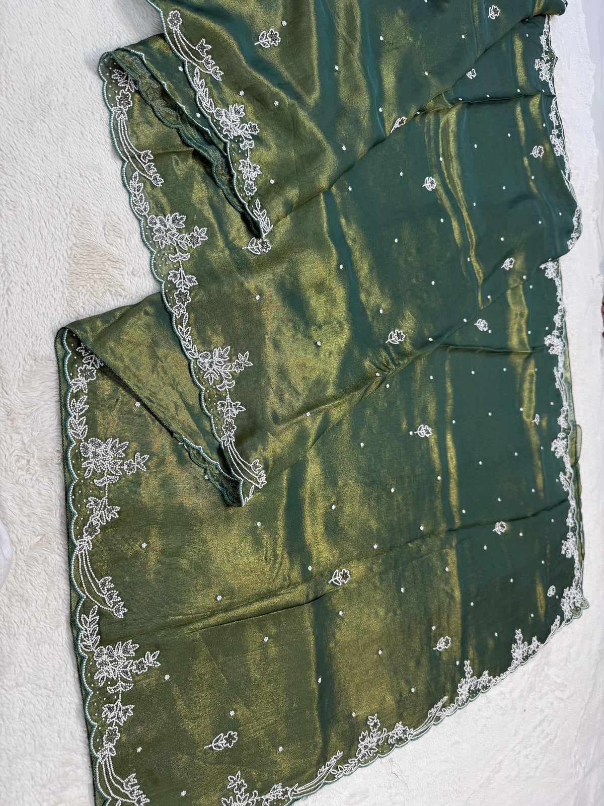 Tissue Handwork Premium Banarasi Saree