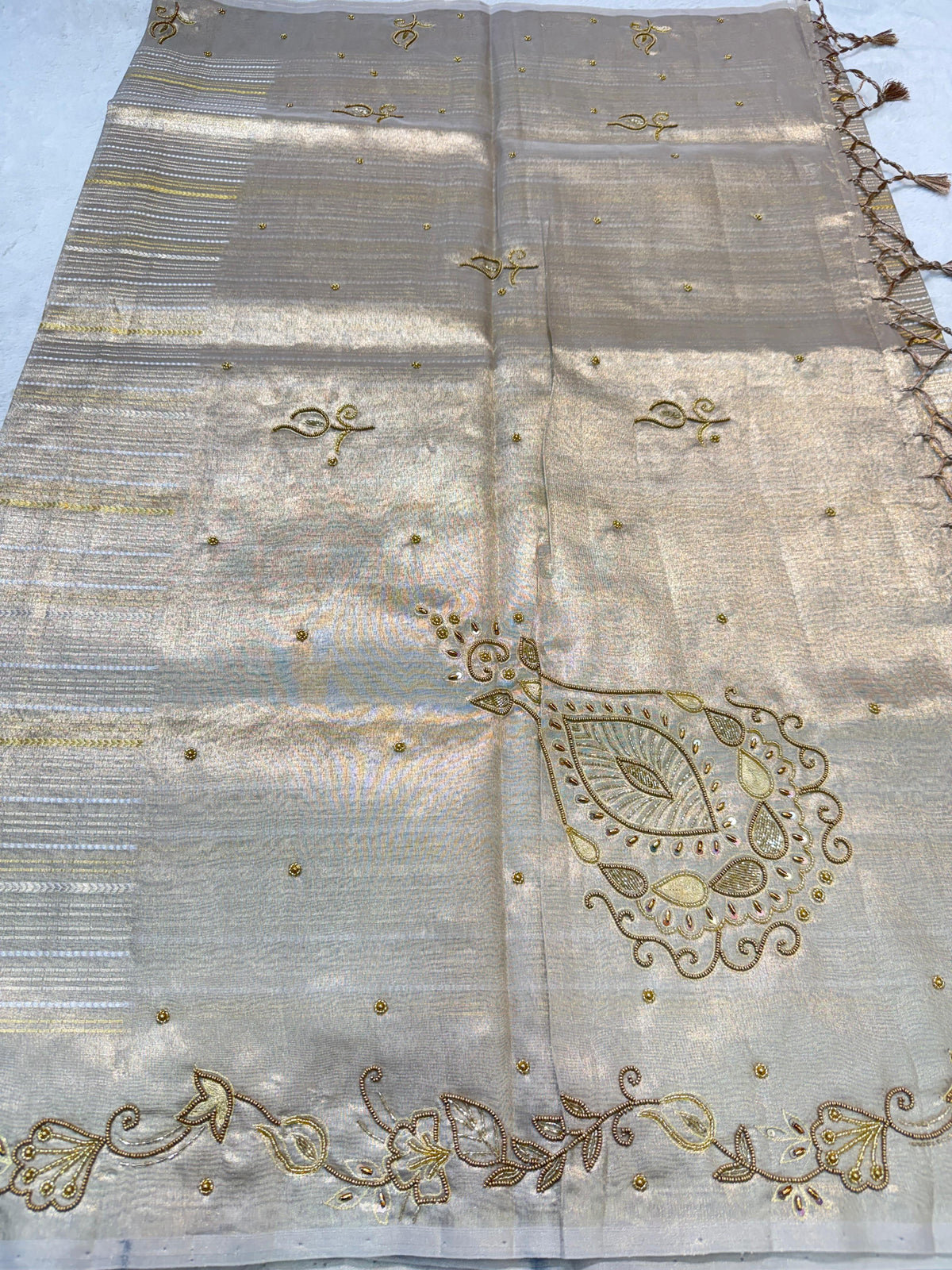 Tissue Designer Handwork Premium Banarasi