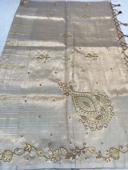 Tissue Designer Handwork Premium Banarasi
