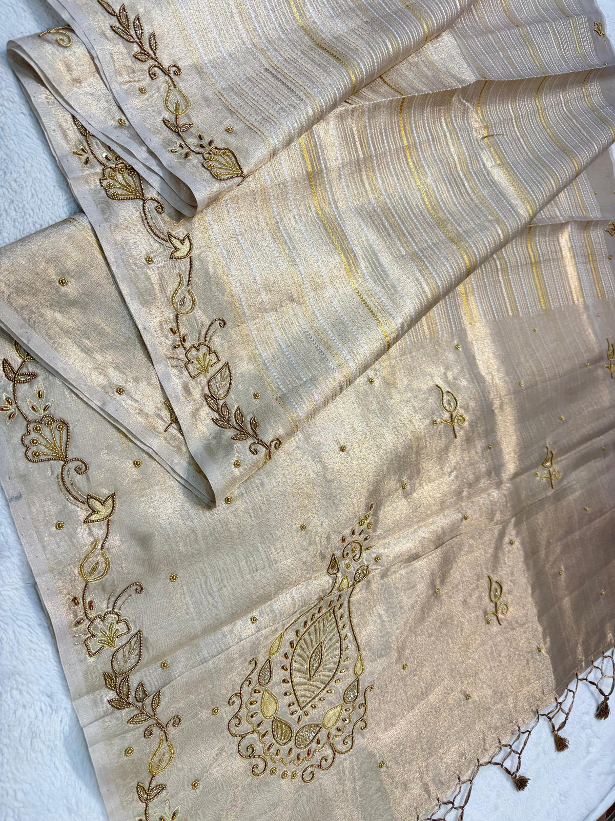 Tissue Designer Handwork Premium Banarasi