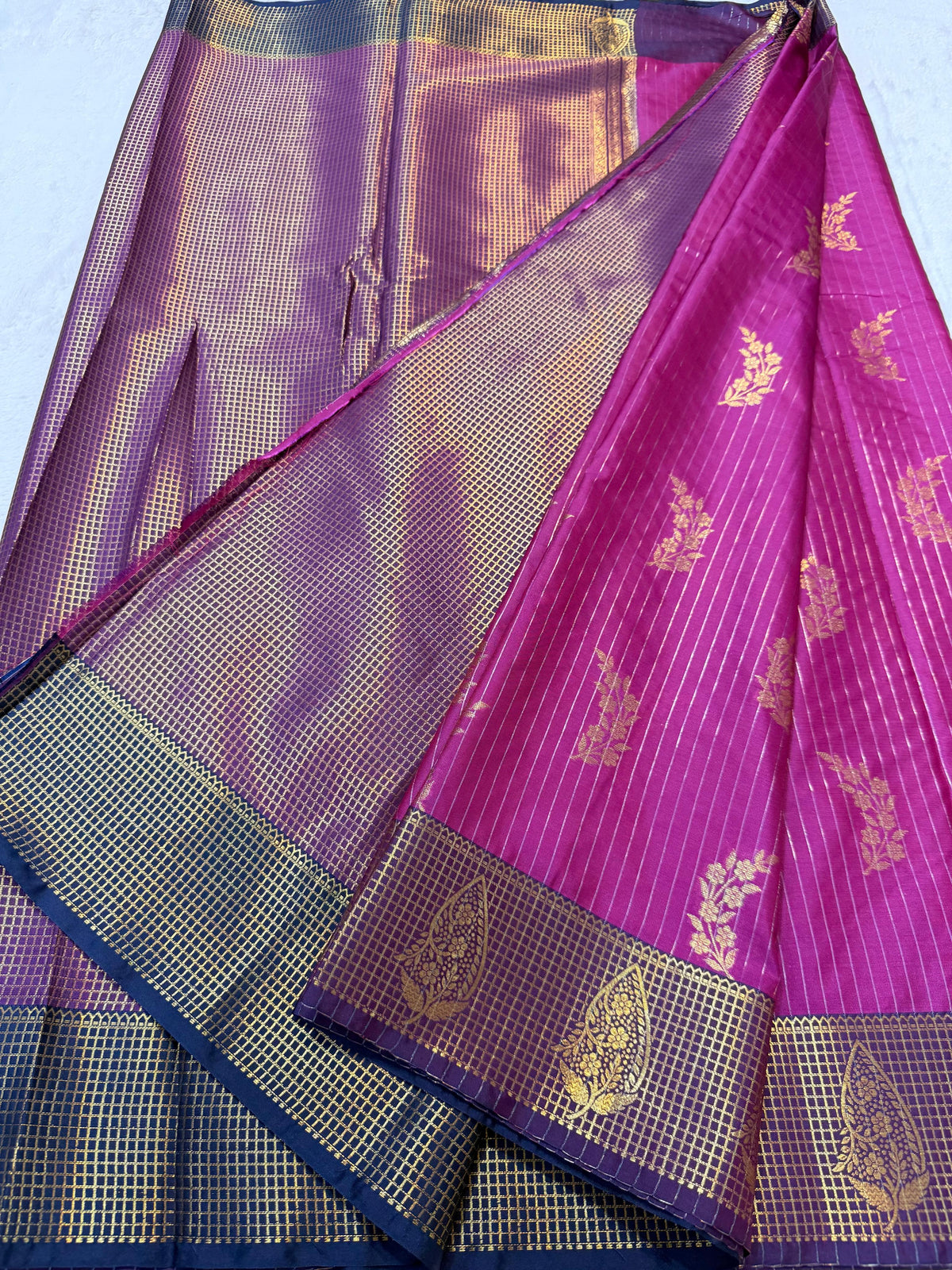 Magenta Soft Silk Premium Banarasi Saree