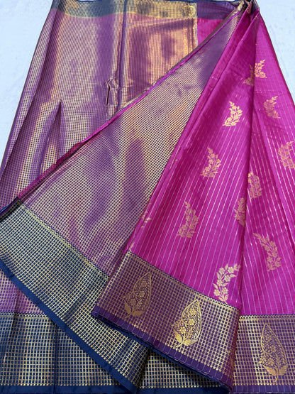 Magenta Soft Silk Premium Banarasi Saree