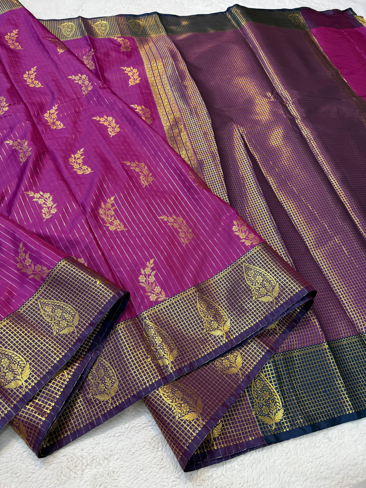Magenta Soft Silk Premium Banarasi Saree