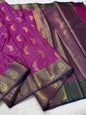 Magenta Soft Silk Premium Banarasi Saree