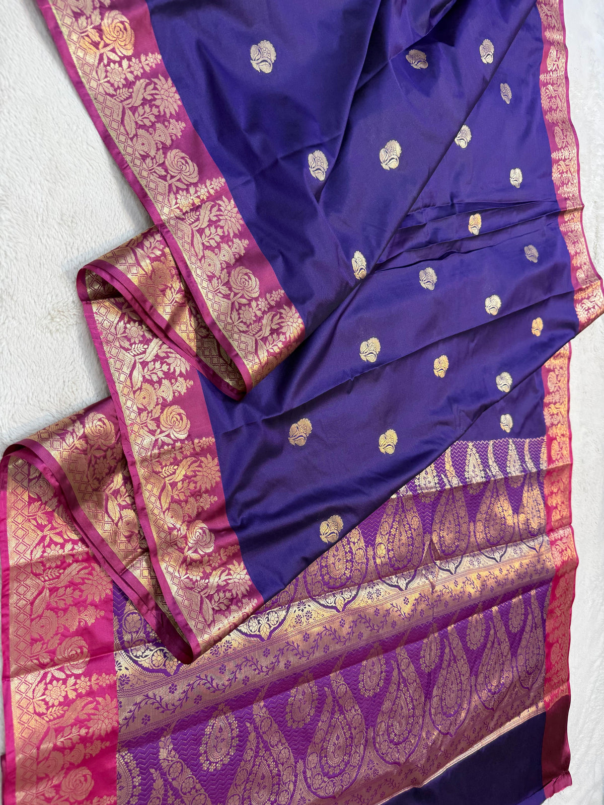 Blue Soft Silk Premium Banarasi Saree