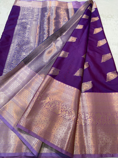 Magenta Soft Silk Premium Banarasi Saree