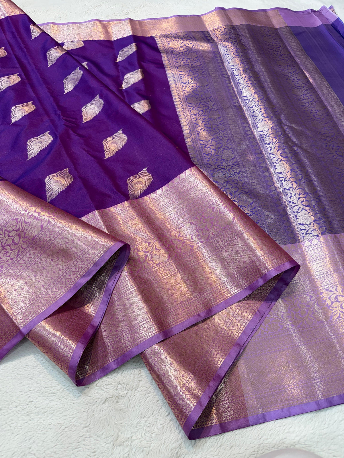 Magenta Soft Silk Premium Banarasi Saree