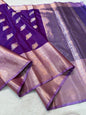 Magenta Soft Silk Premium Banarasi Saree