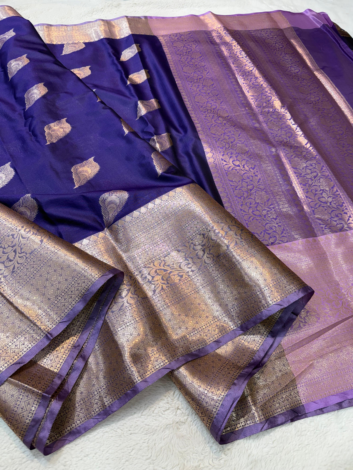 Blue Soft Silk Premium Banarasi Saree