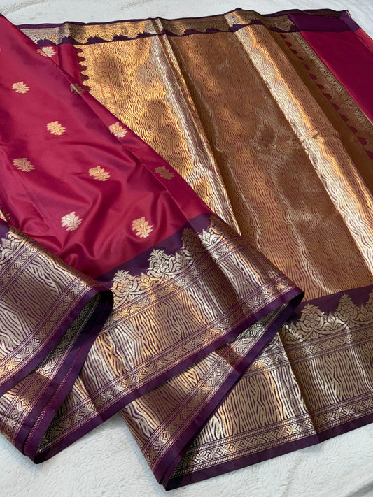 Red Soft Silk Premium Banarasi Saree