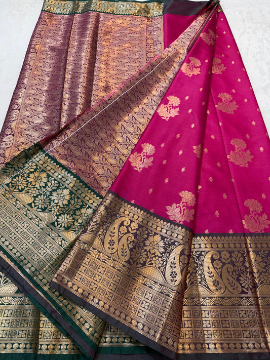 Rani Soft Silk Premium Banarasi Saree