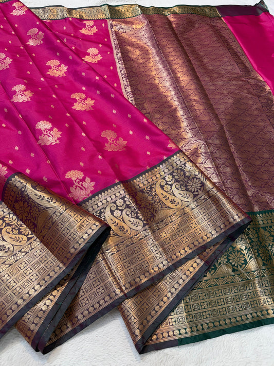 Rani Soft Silk Premium Banarasi Saree