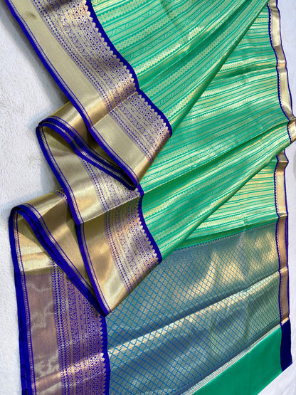 Green Kanchi Silk Premium Banarasi Saree