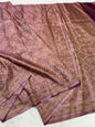 Lovender Jamewar Katan Premium Banarasi Saree