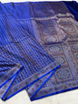 Orange Jamewar Katan Premium Banarasi Saree