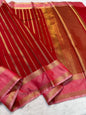 Red Soft Silk Banarasi Saree