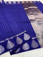 Royal Blue  Raw Mango Premium Banarasi Saree