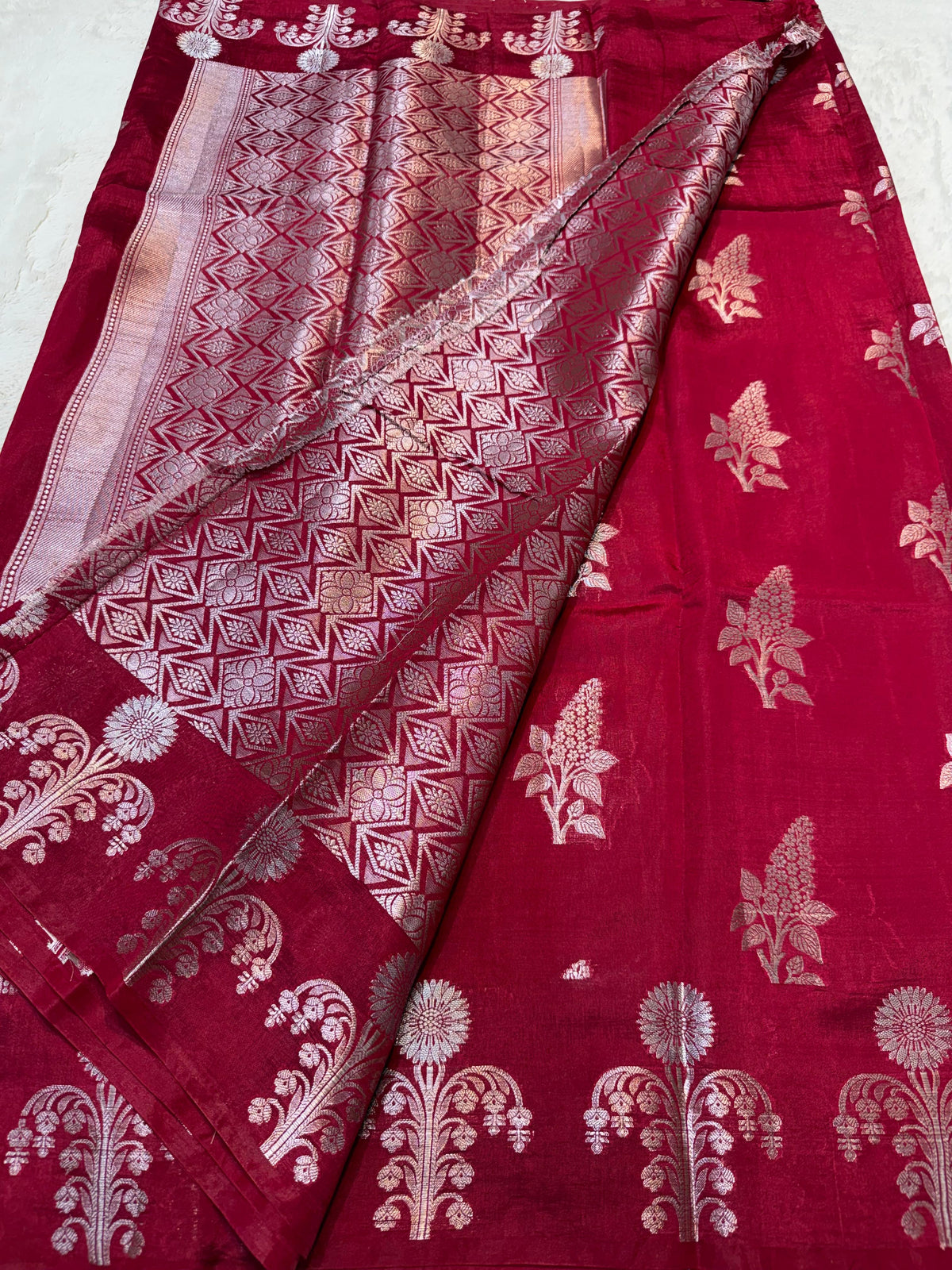 Maharani Raw Mango Premium Banarasi Saree
