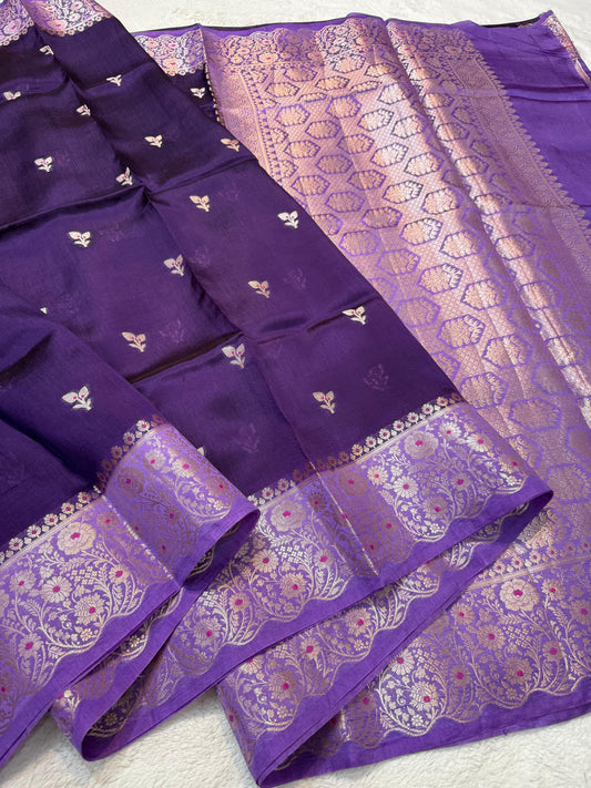 Pure Mango Silk Premium Banarasi Saree