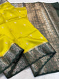 Pure Mango Silk Premium Banarasi Saree