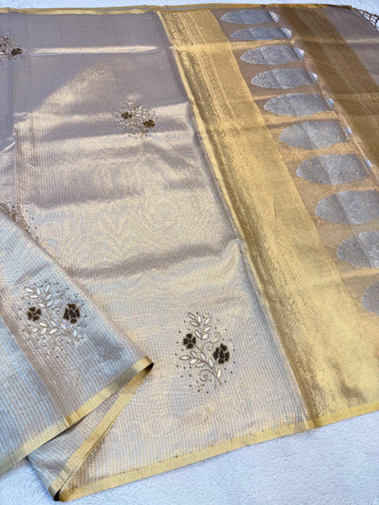 Tissue Handwork Premium Banarasi Saree