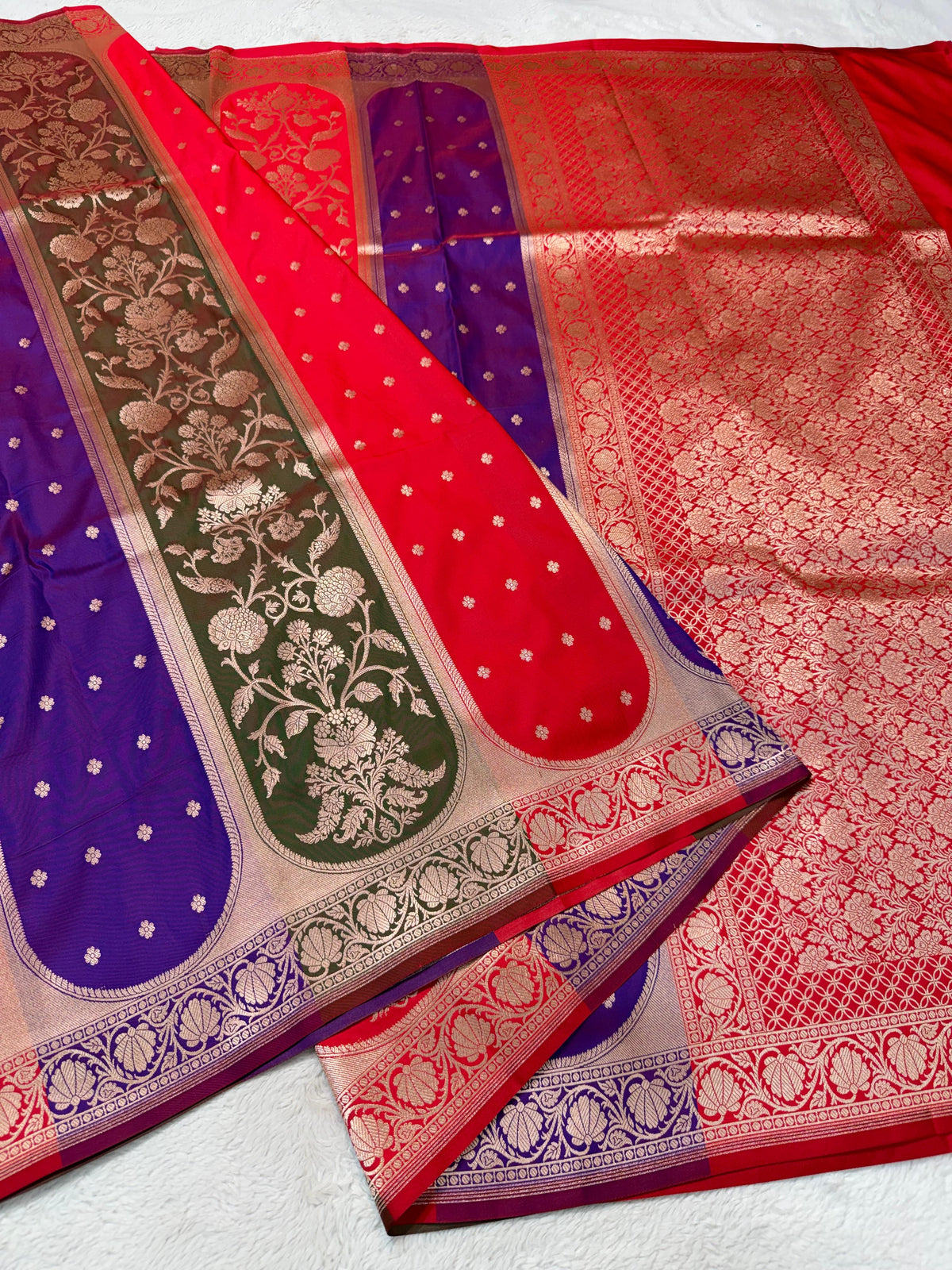 Rangkat Katan Premium Banarasi Saree