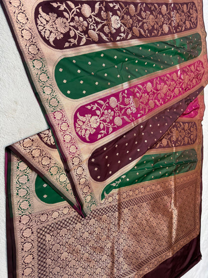 Rangkat Katan Premium Banarasi Saree