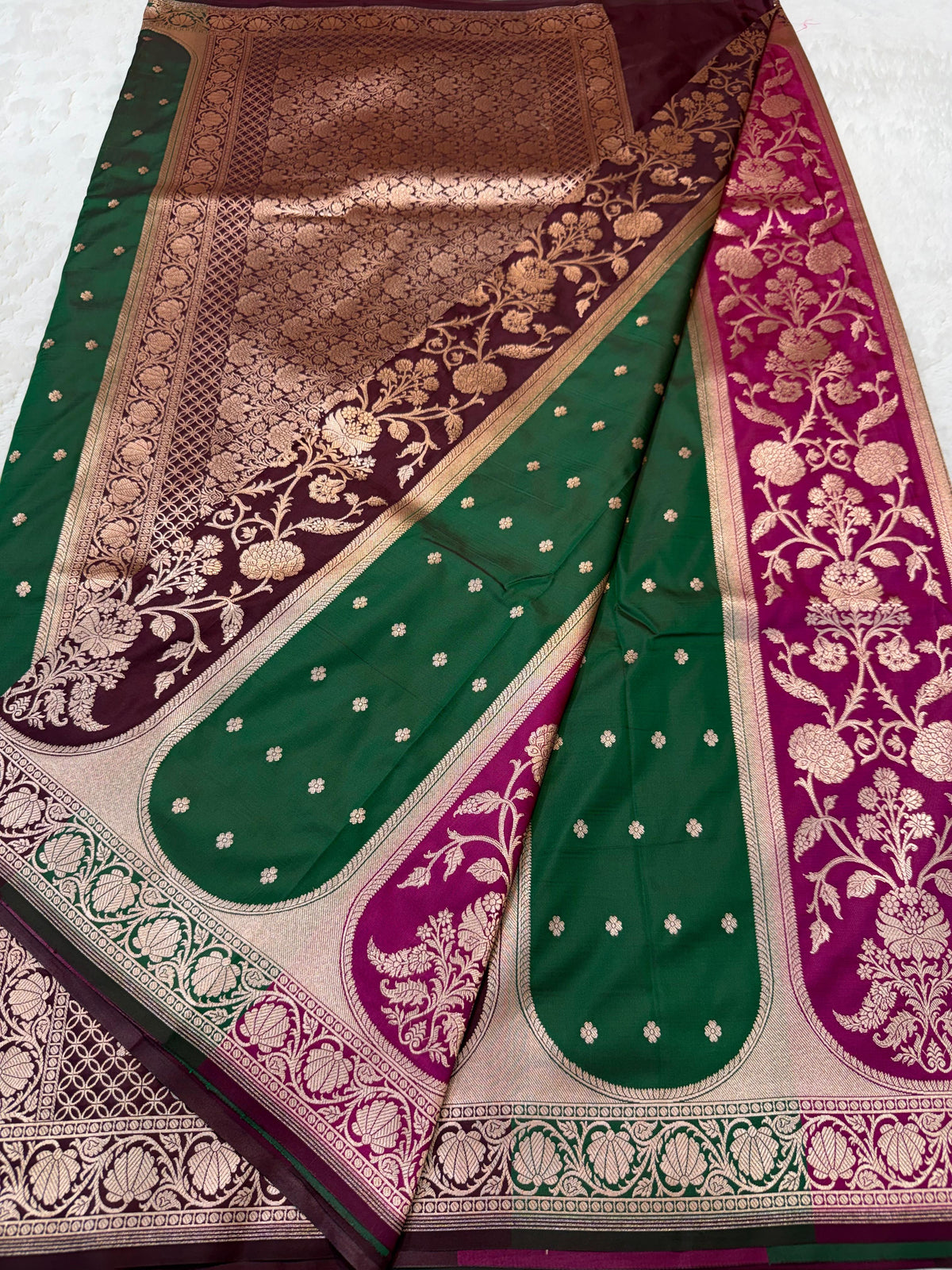 Rangkat Katan Premium Banarasi Saree