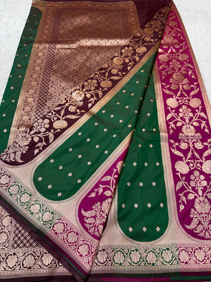 Rangkat Katan Premium Banarasi Saree
