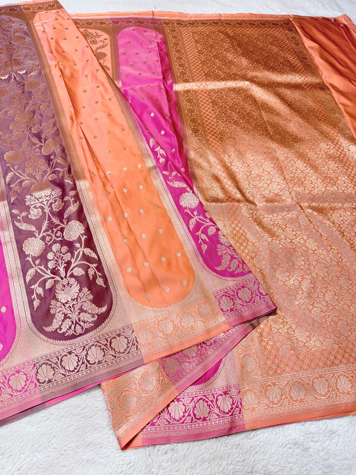Rangkat Katan Premium Banarasi Saree