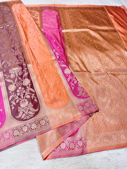 Rangkat Katan Premium Banarasi Saree