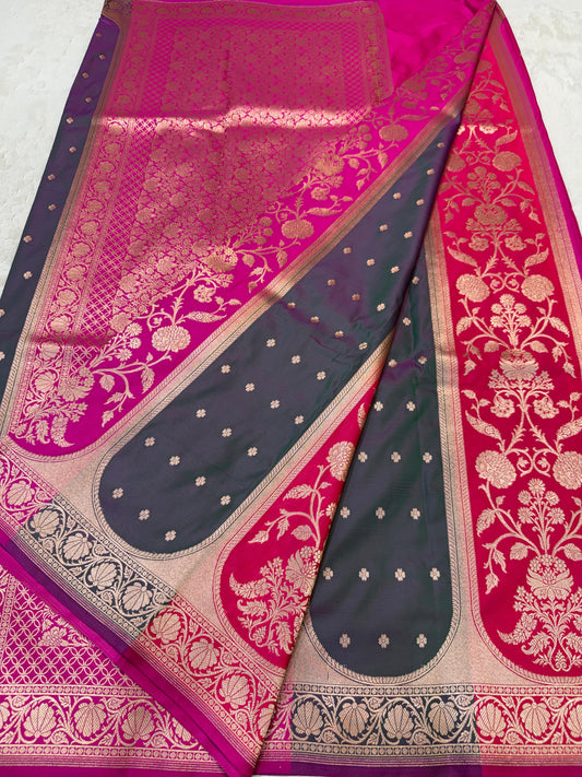Rangkat Katan Premium Banarasi Saree