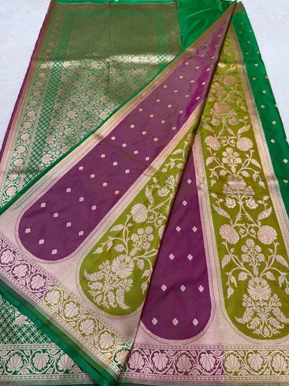 Rangkat Katan Premium Banarasi Saree