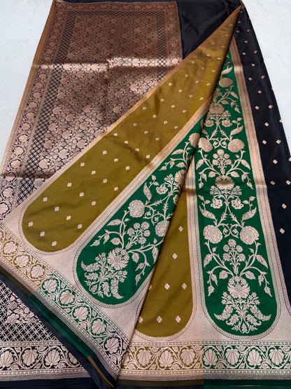 Rangkat Katan Premium Banarasi Saree
