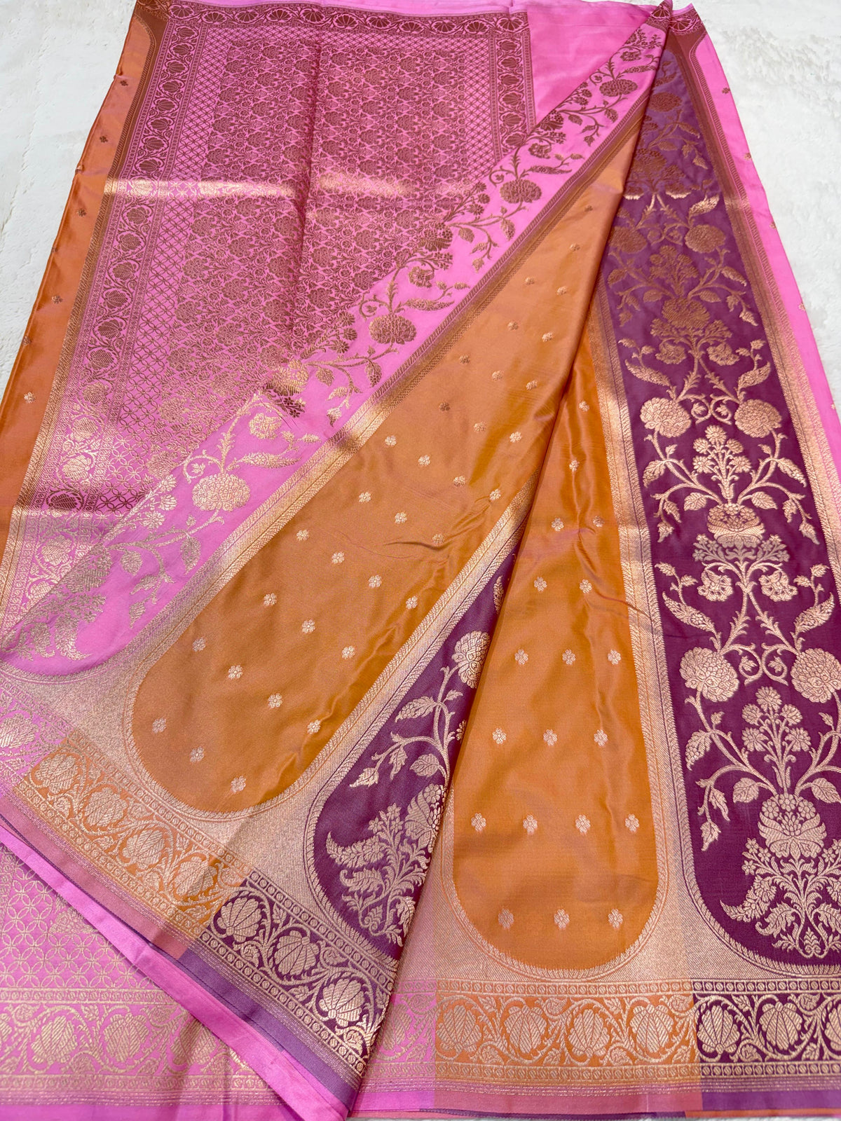 Rangkat Katan Premium Banarasi Saree