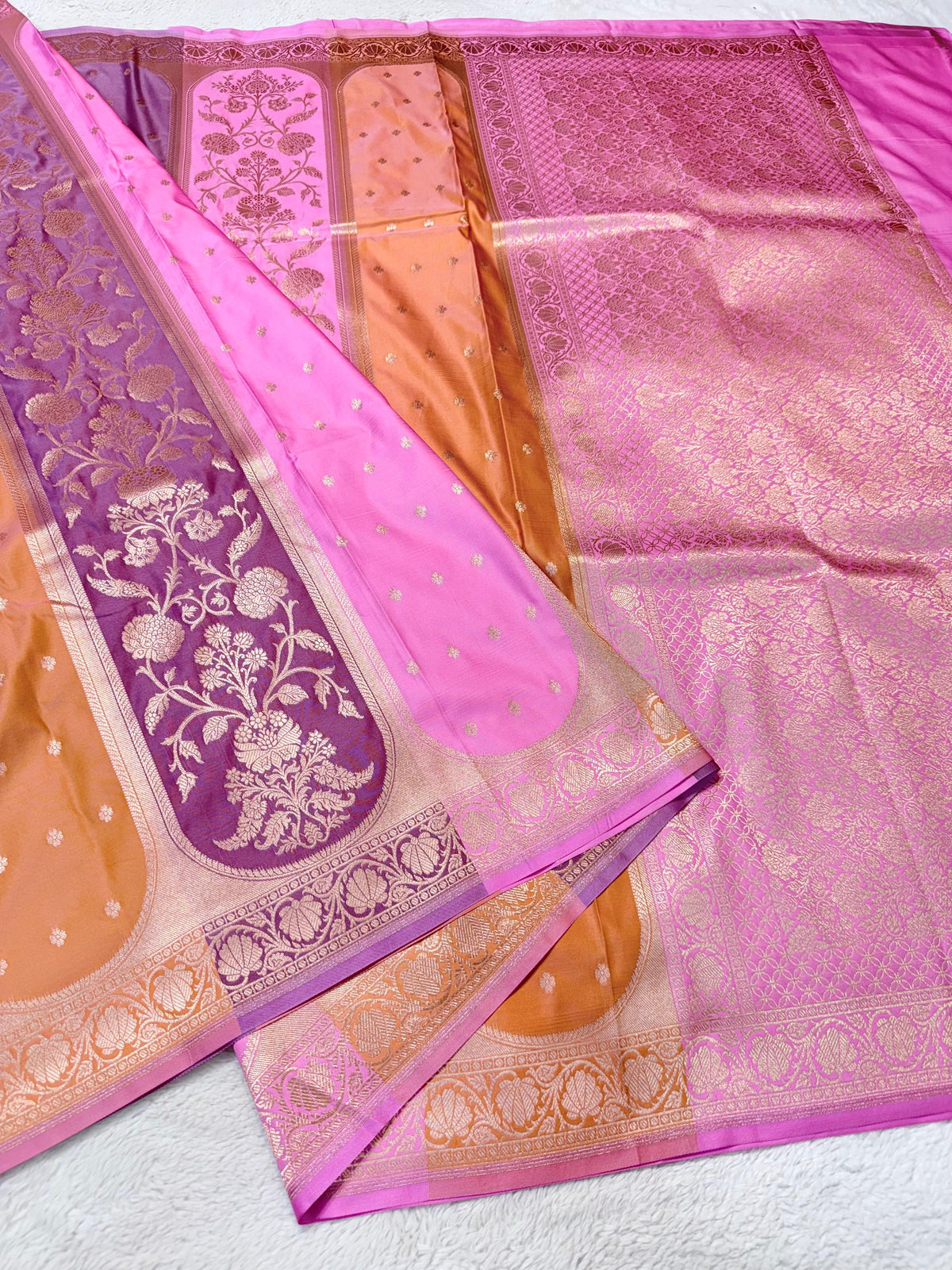 Rangkat Katan Premium Banarasi Saree