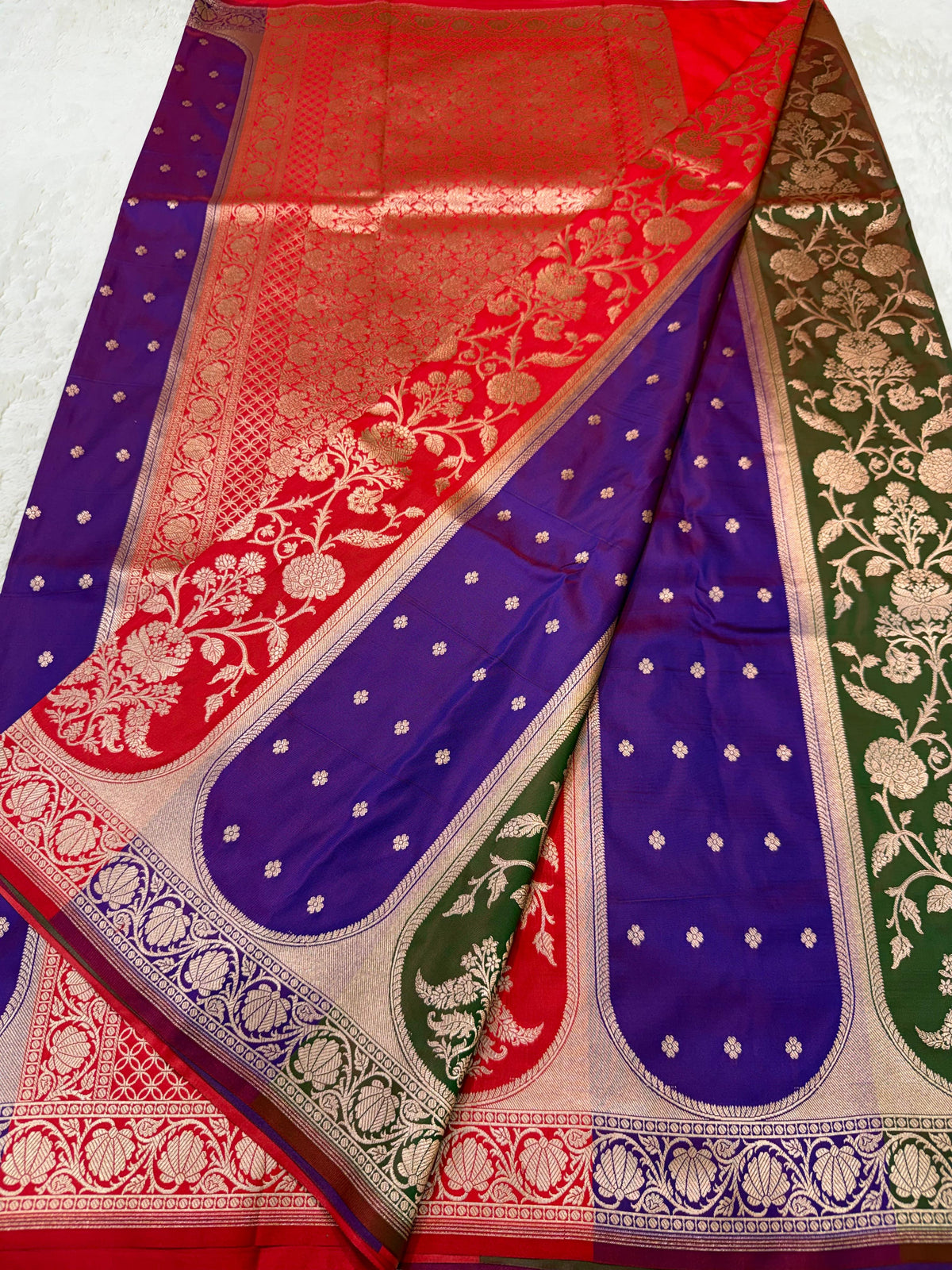 Rangkat Katan Premium Banarasi Saree