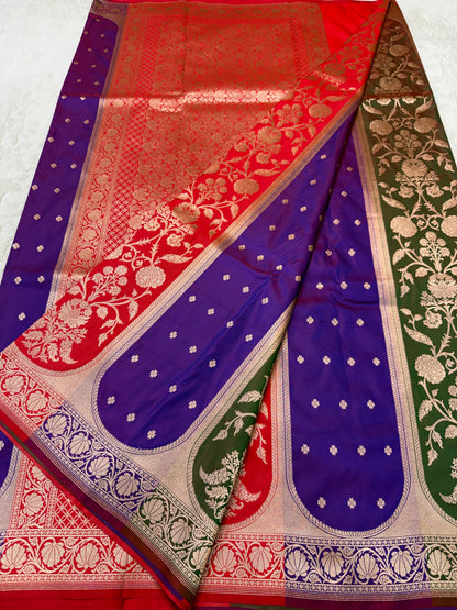 Rangkat Katan Premium Banarasi Saree