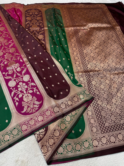 Rangkat Katan Premium Banarasi Saree