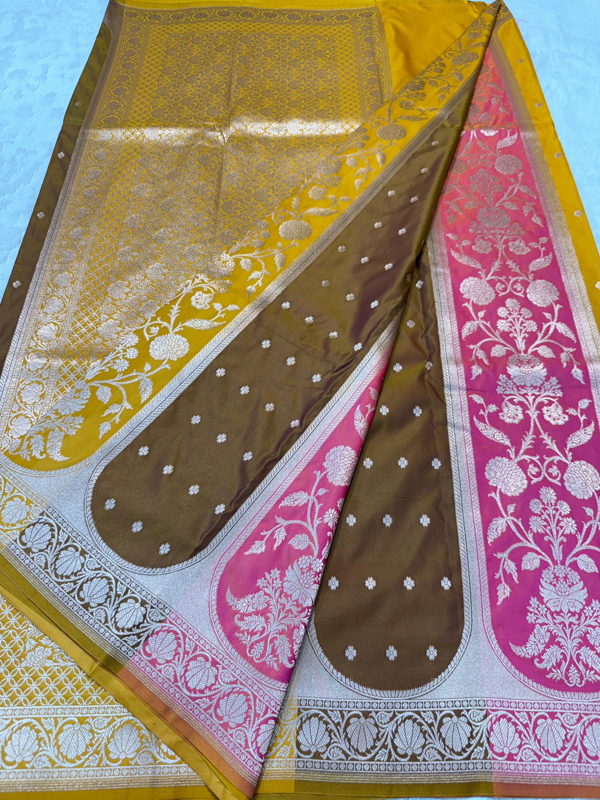 Rangkat Katan Premium Banarasi Saree
