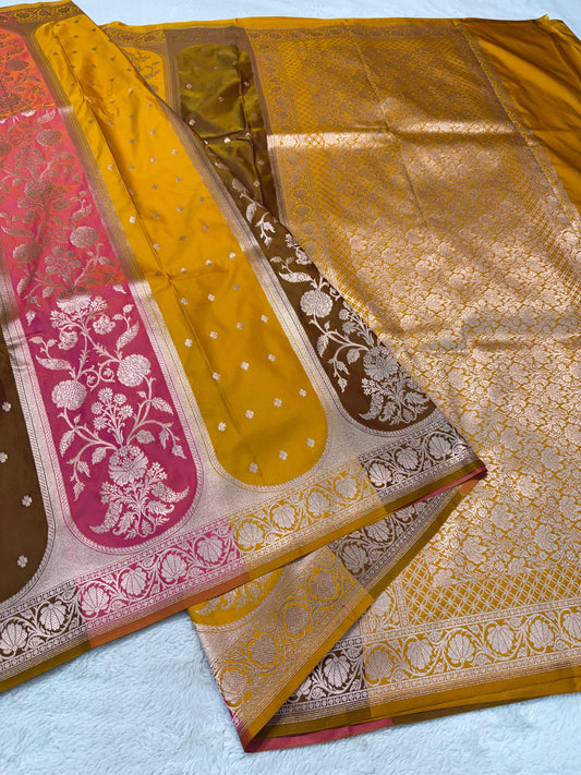 Rangkat Katan Premium Banarasi Saree