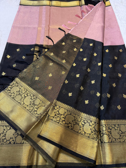 Tissue Half Half Premium Banarasi Saree