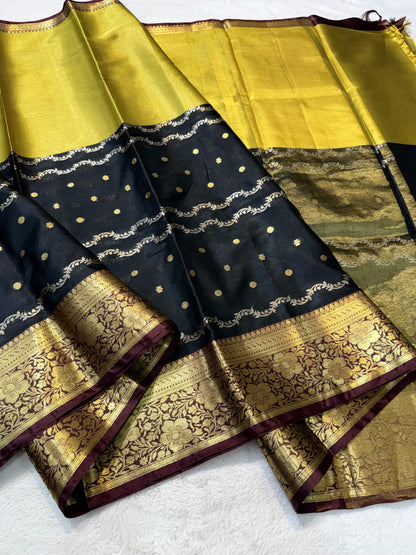 Tissue Half Half Premium Banarasi Saree