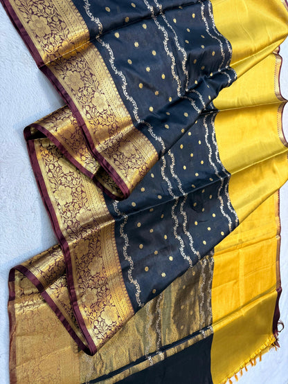 Tissue Half Half Premium Banarasi Saree